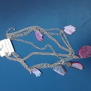 Necklace and earrings